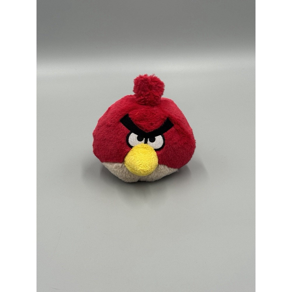 Angry Birds Plush Red Bird Miniature Stuffed Animal Toy 4.5"